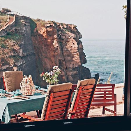Um Lugar Ao Sol Beach House Azenhas Do Mar Sintra Bagian luar foto
