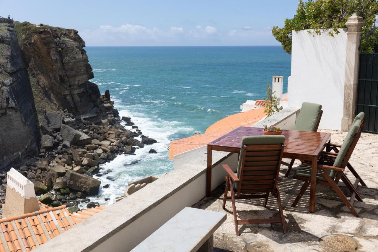 Um Lugar Ao Sol Beach House Azenhas Do Mar Sintra Bagian luar foto